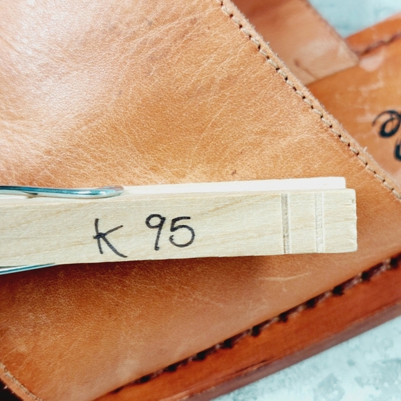 NEW Free People Saturday Brown Leather Embroidered Two Strap Flat Sandals K95 - Picture 11 of 11